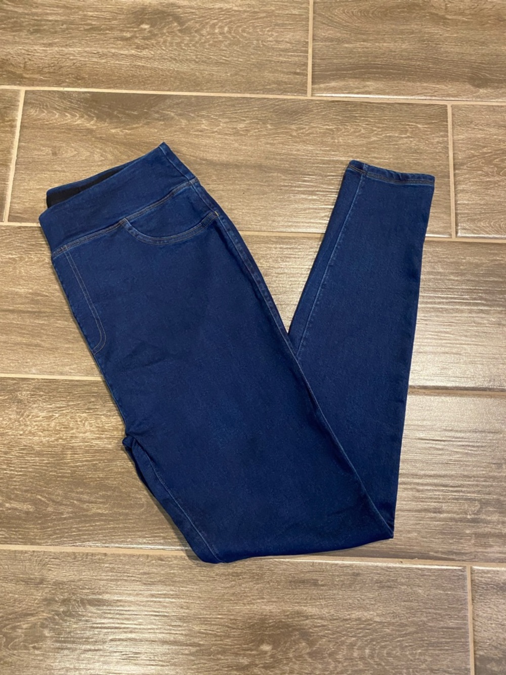 Assets By Spanx Shaping Denim Leggings High Rise Tummy Control Women XL